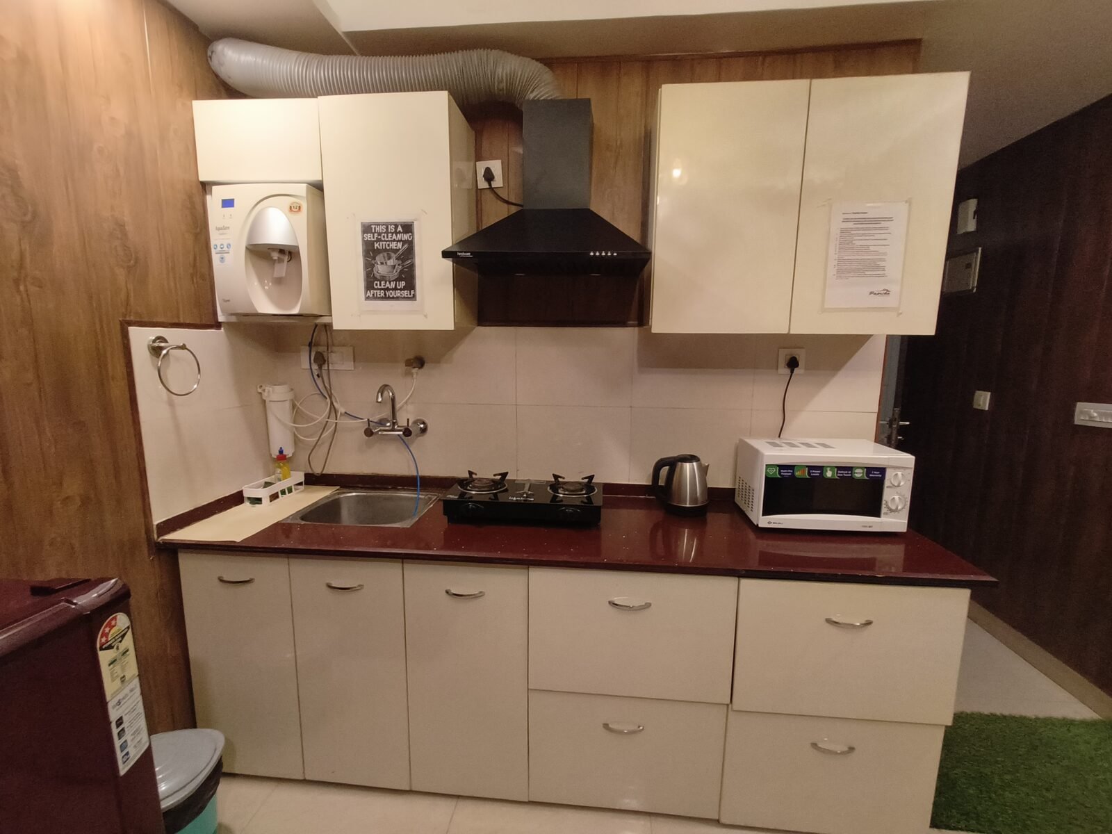 Mint room at Paprika Dehradun — cool bedroom with Mussoorie view